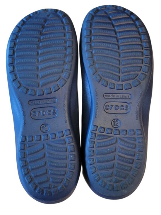 Crocs Athens Flip Flops Sandals Men\'s Size 12 Navy Blue New Unworn